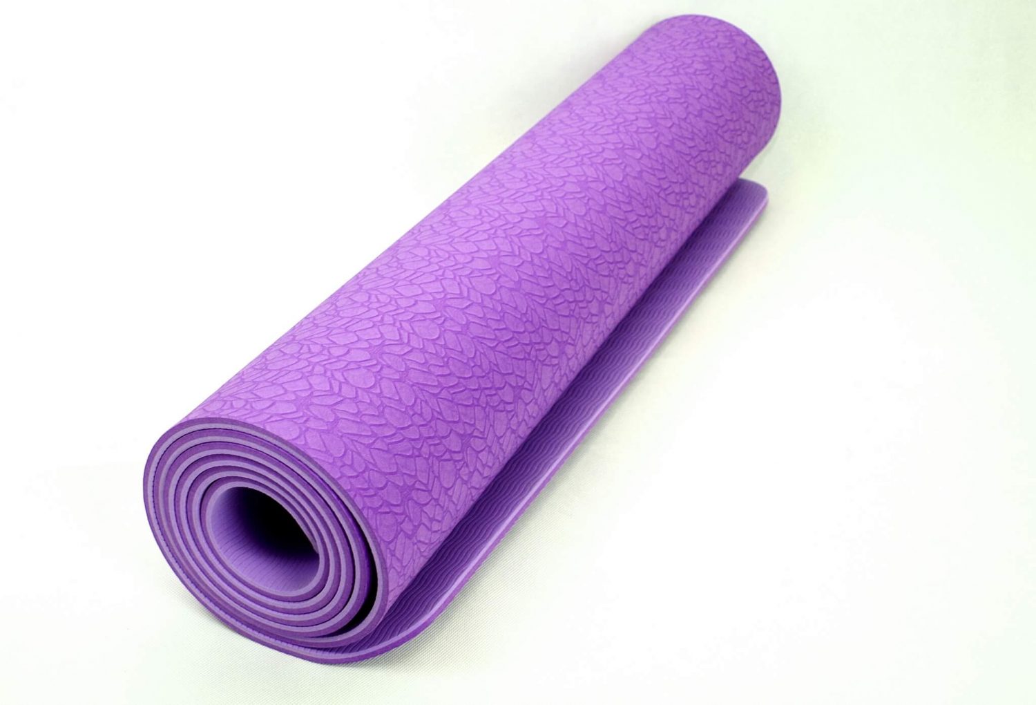 Мат (коврик) для йоги и фитнеса TPE+TC 6мм